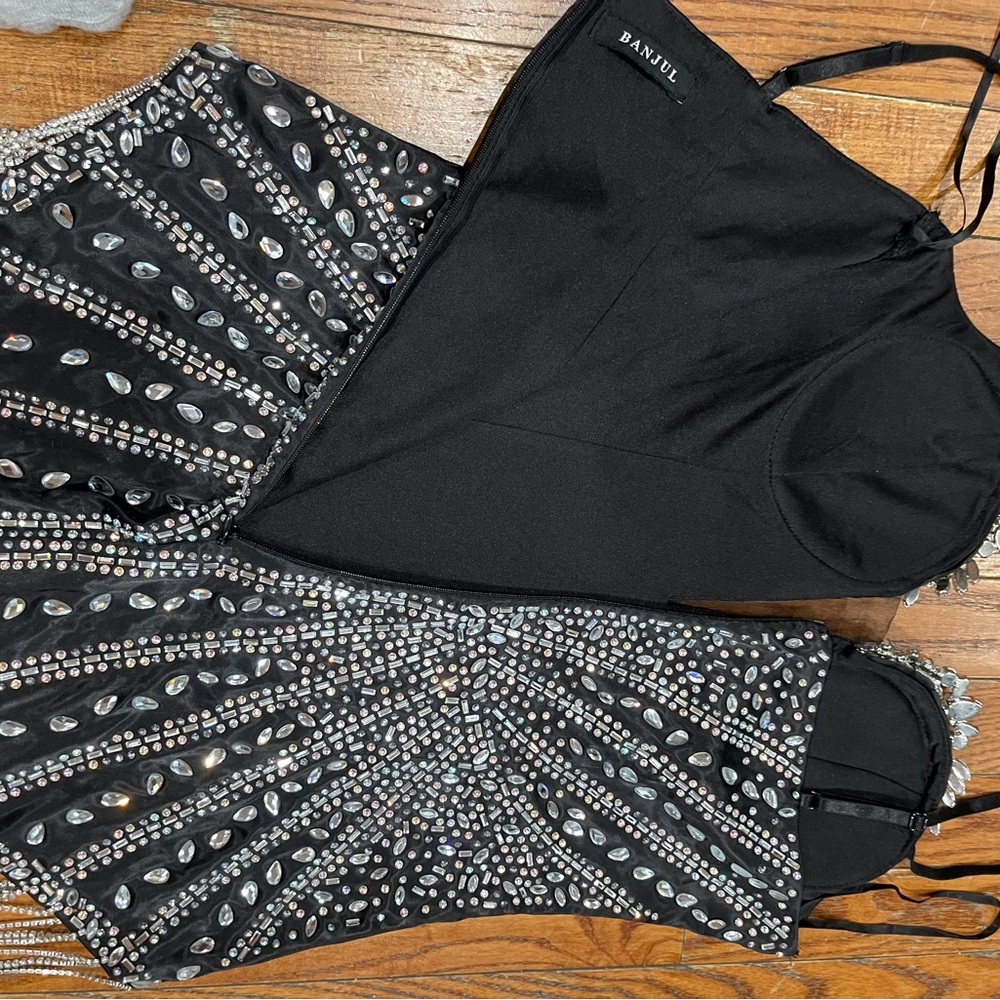 Banjul Black Zippered Pouch - Picture 3 of 15
